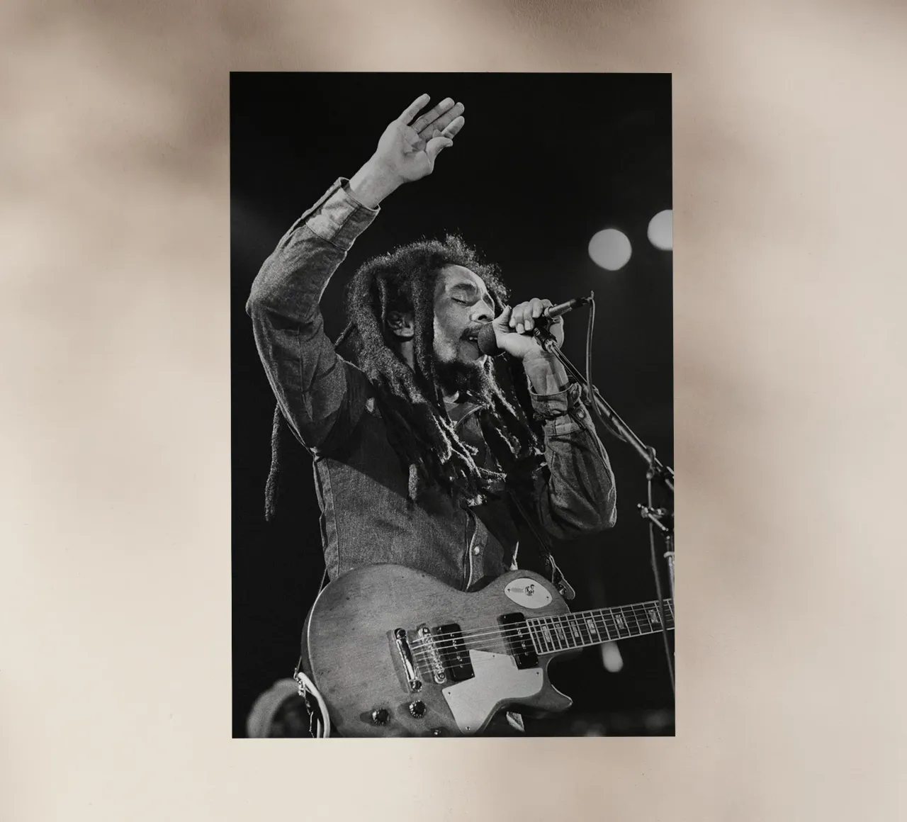 Bob Marley Perform pellicola backlit da nicol shop