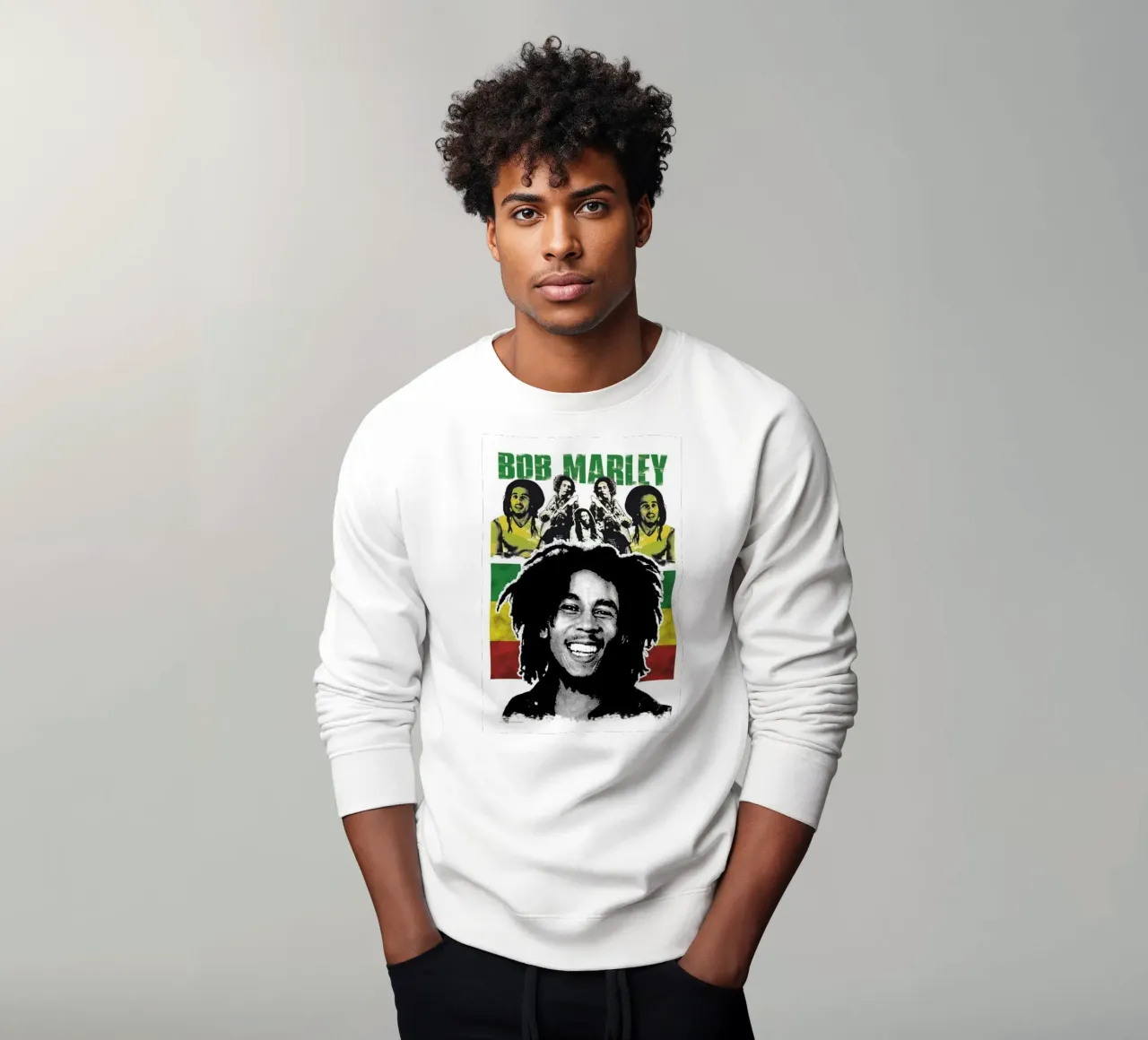 Bob Marley Art felpa da nicol shop