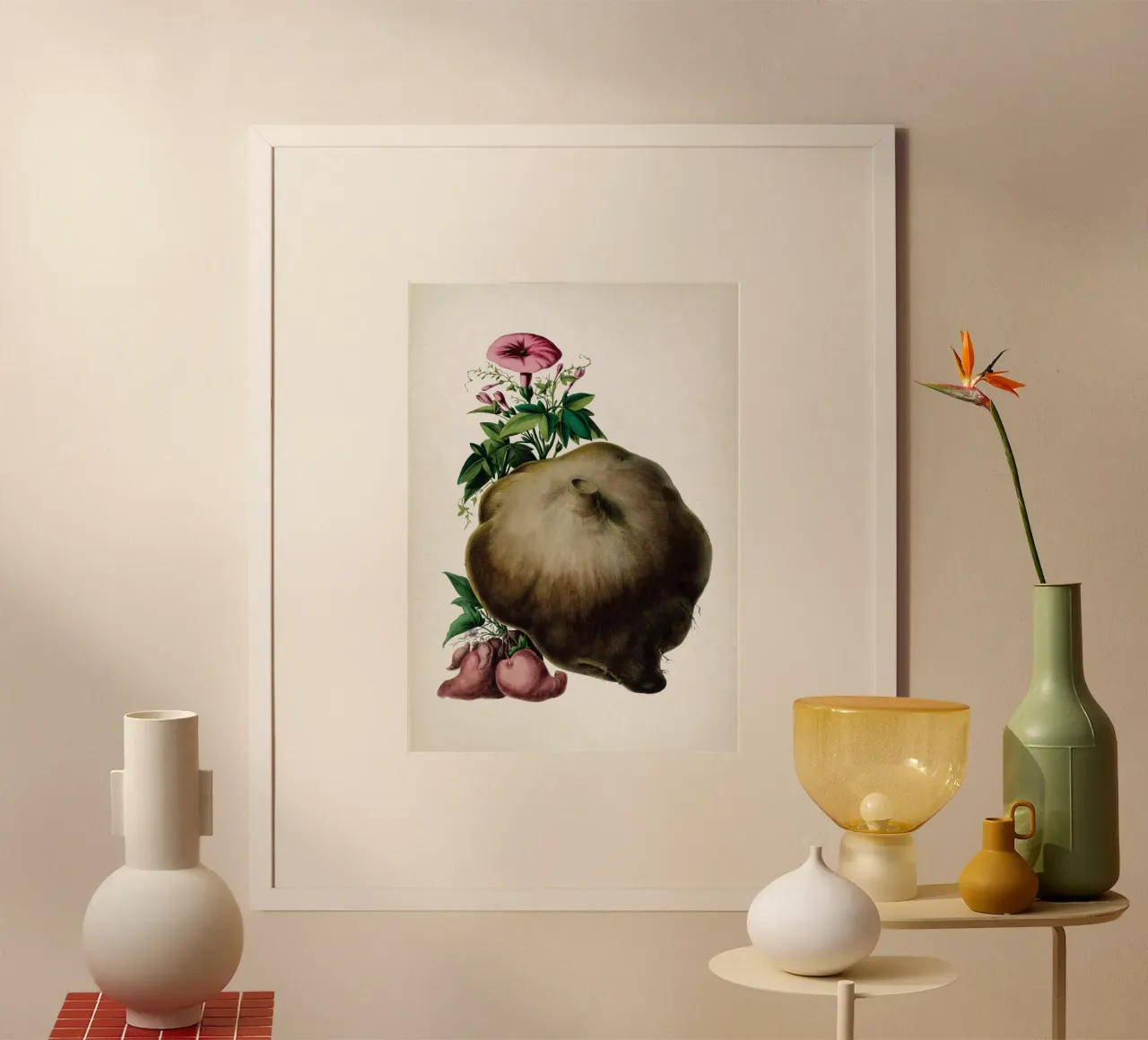 Vintage Denisse 8 Ipomoea Sylvestris poster con telaio in plastica da Vintage Print Collection