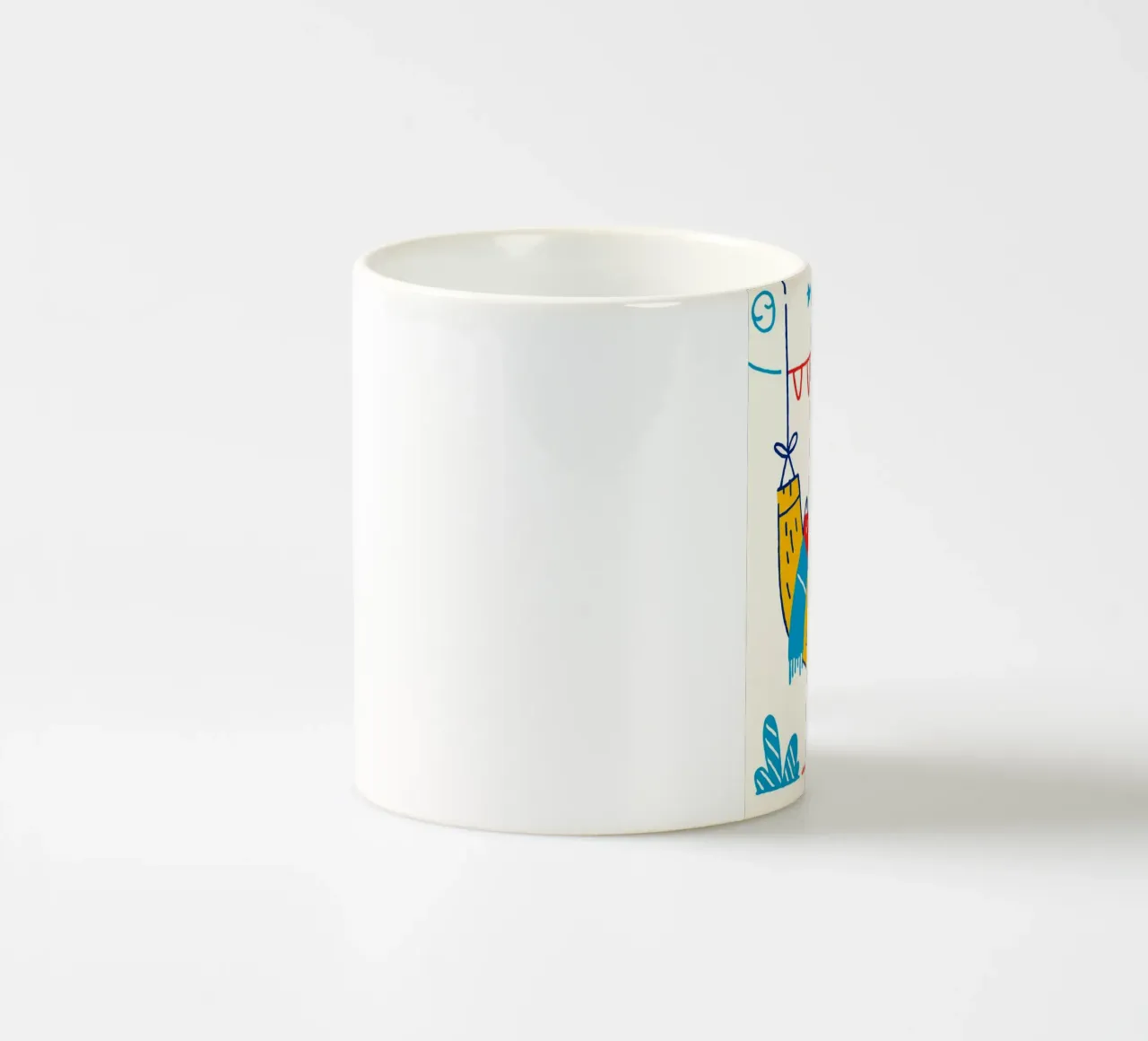 Bradipo in amaca con caffè tazza in ceramica da Anna Müller