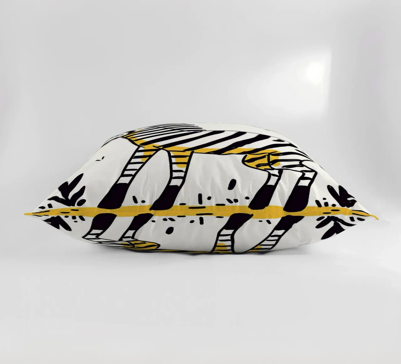 Illustrazione di una simpatica zebra cuscino da Anna Müller