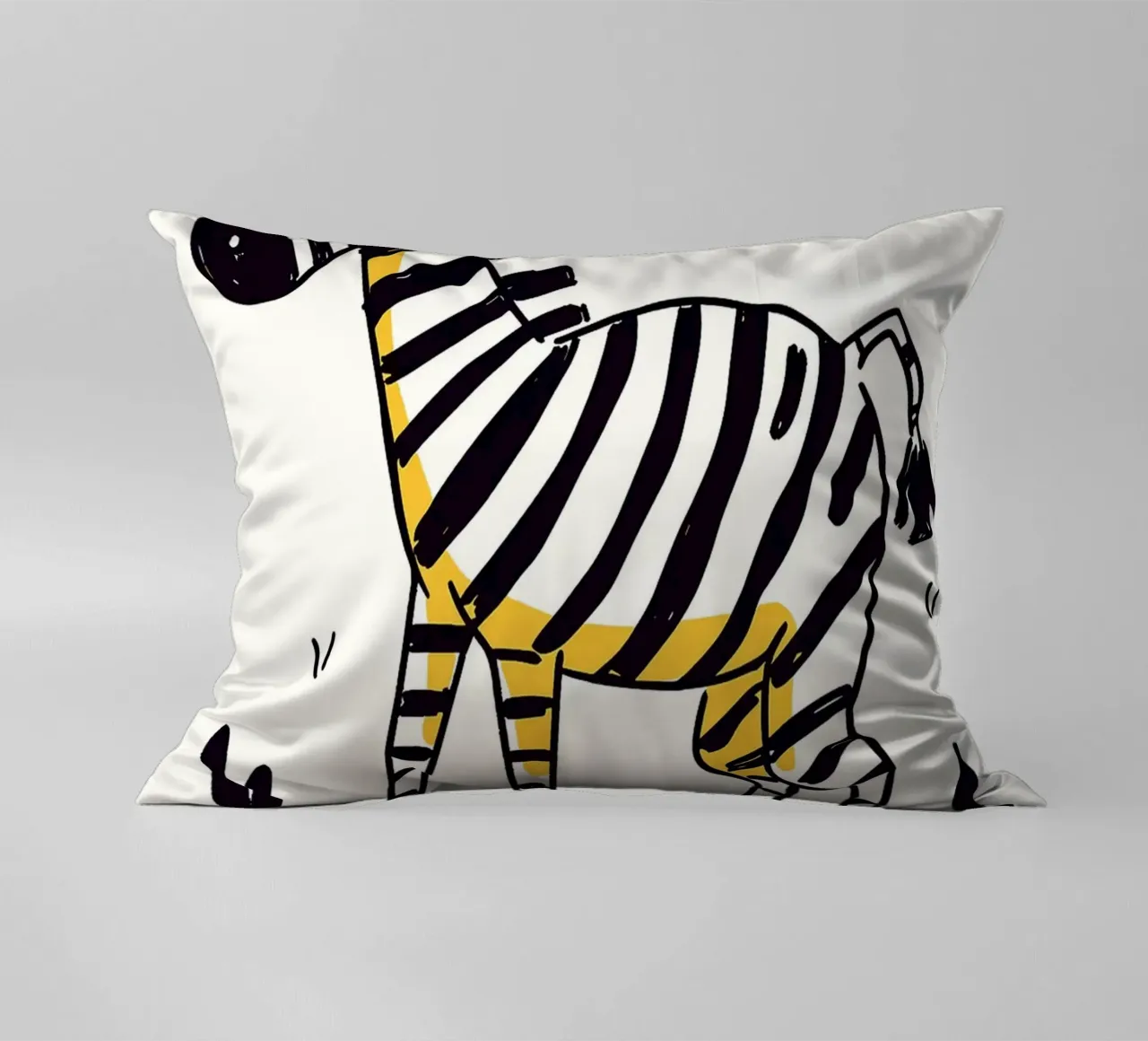 Illustrazione di una simpatica zebra cuscino da Anna Müller