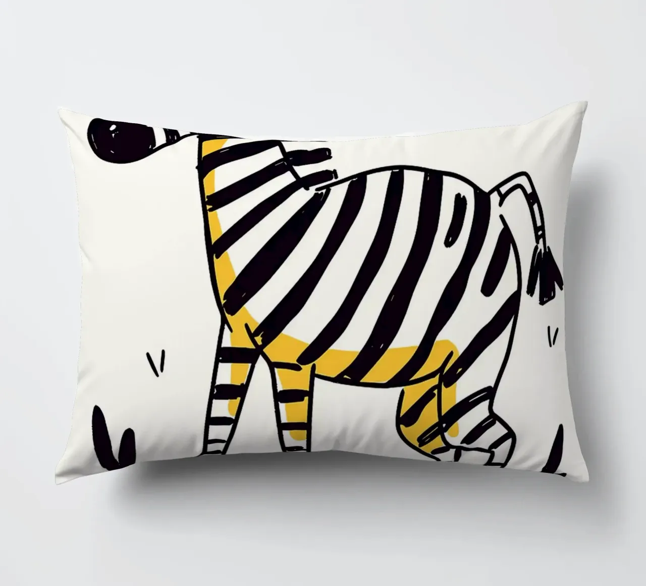 Illustrazione di una simpatica zebra cuscino da Anna Müller