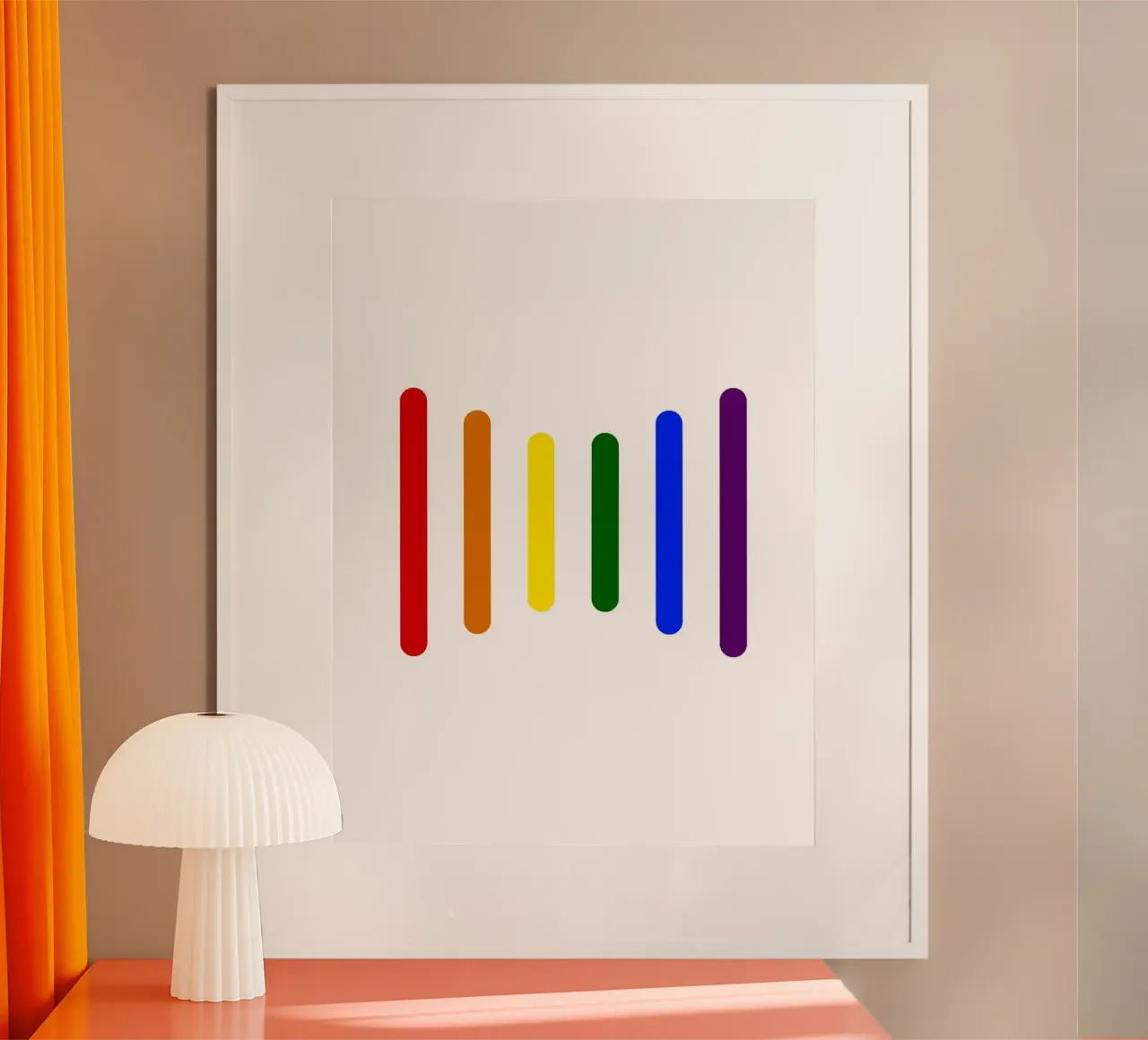 Strisce arcobaleno poster da Anna Müller