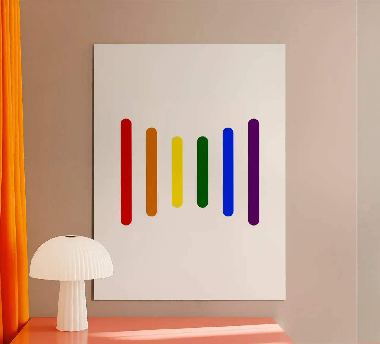 Strisce arcobaleno poster da Anna Müller