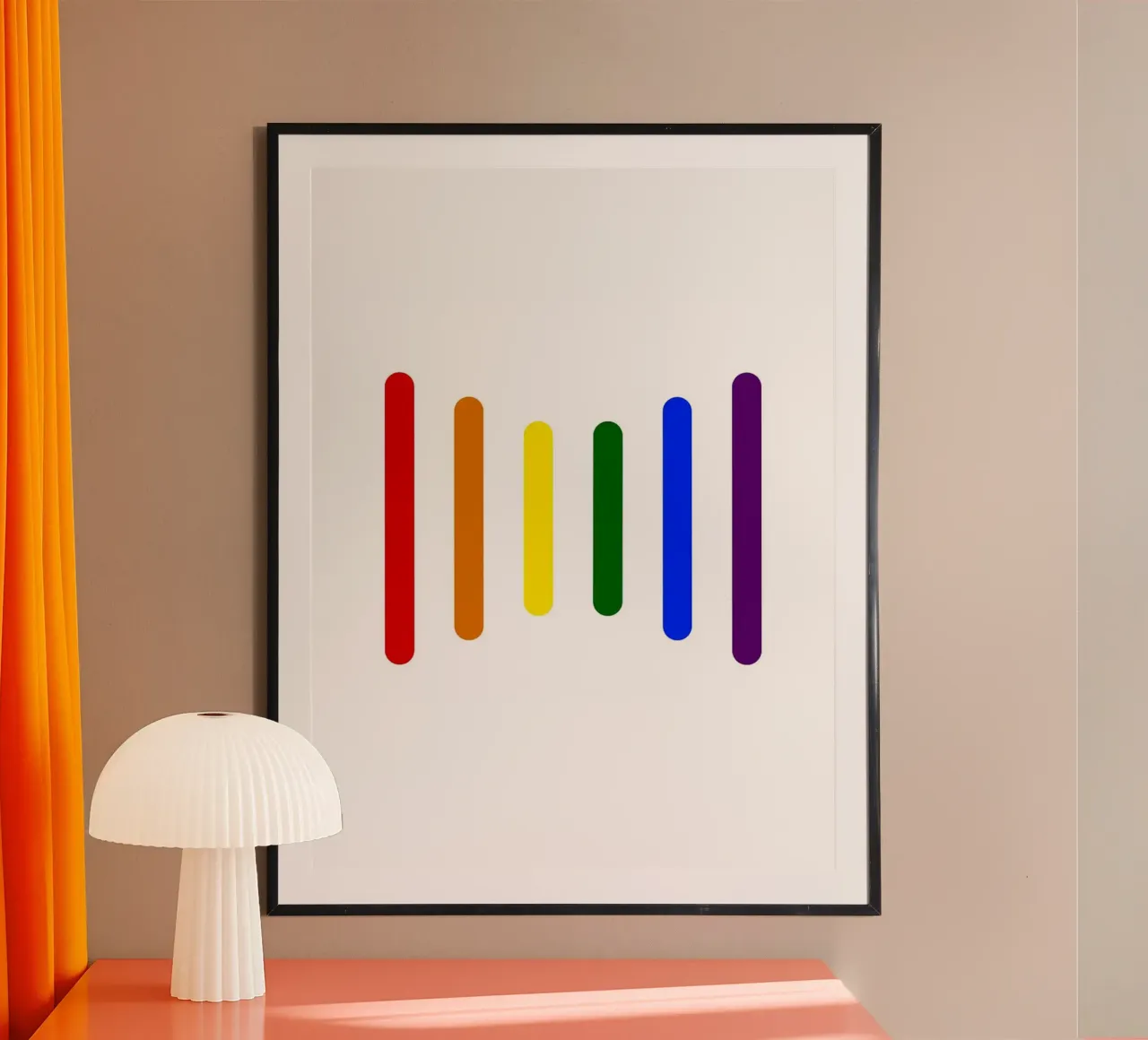 Strisce arcobaleno poster da Anna Müller