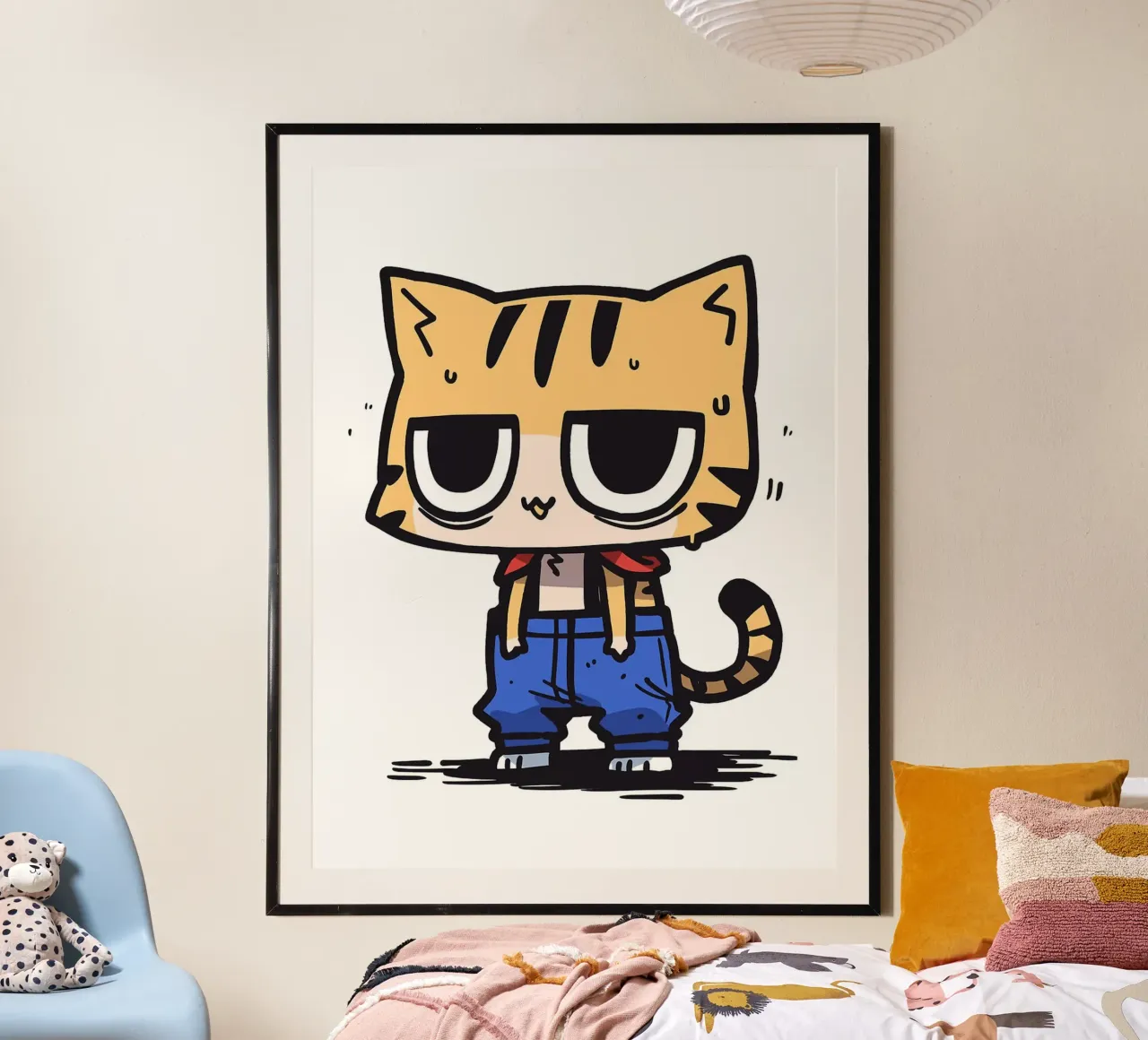 Cartone animato della tigre poster da Hannah Meyer