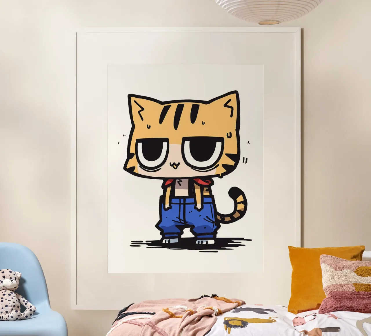 Cartone animato della tigre poster da Hannah Meyer