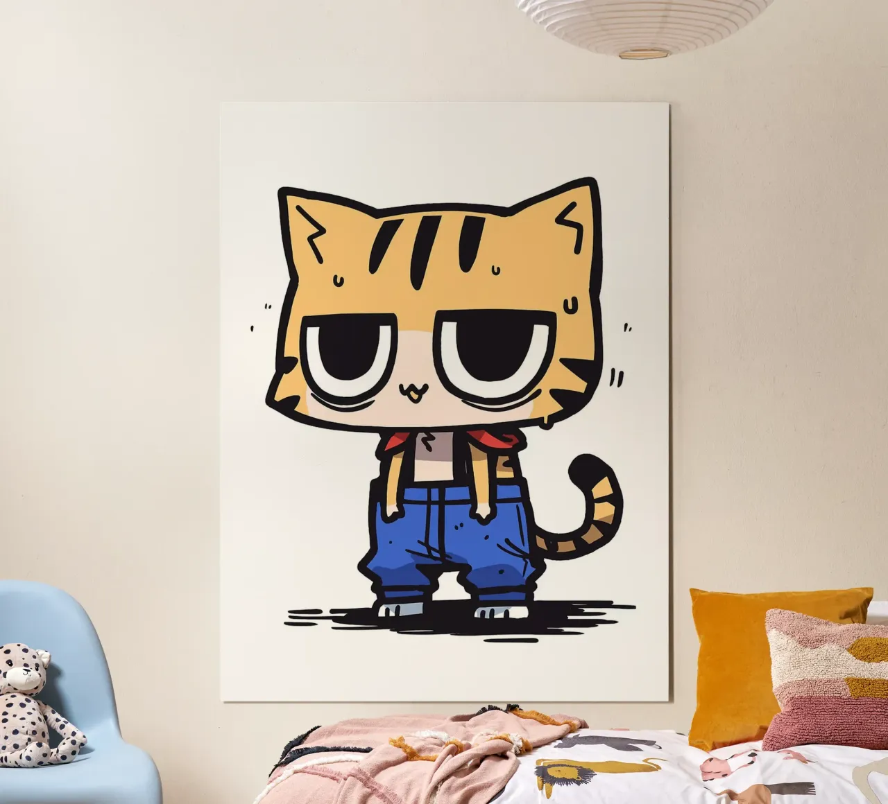Cartone animato della tigre poster da Hannah Meyer