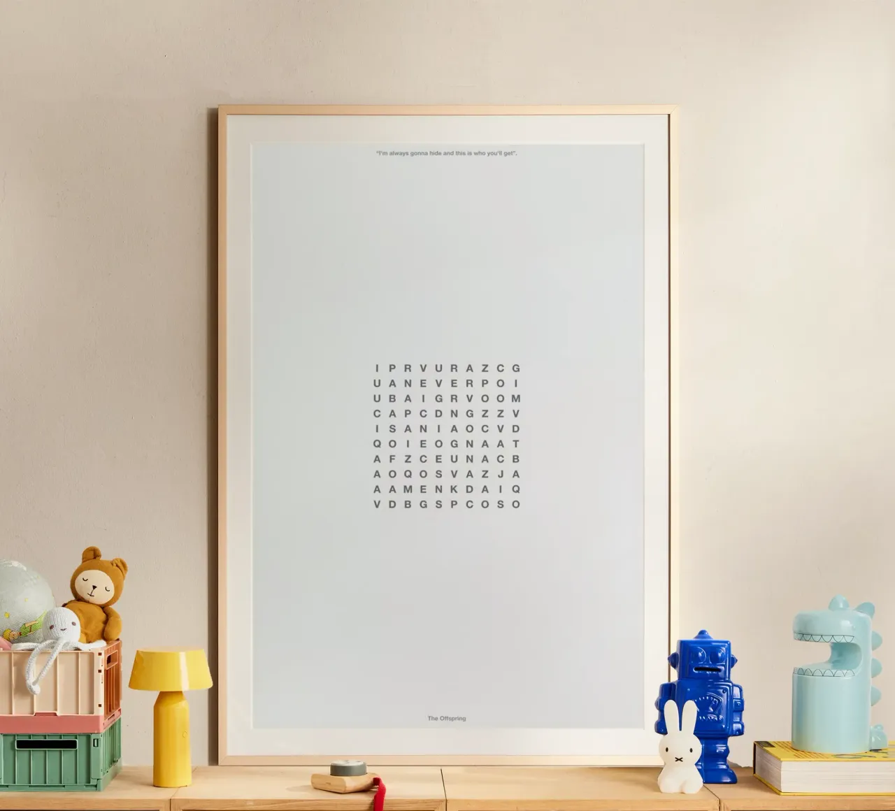 You never gonna find me poster da Rahma Projekt