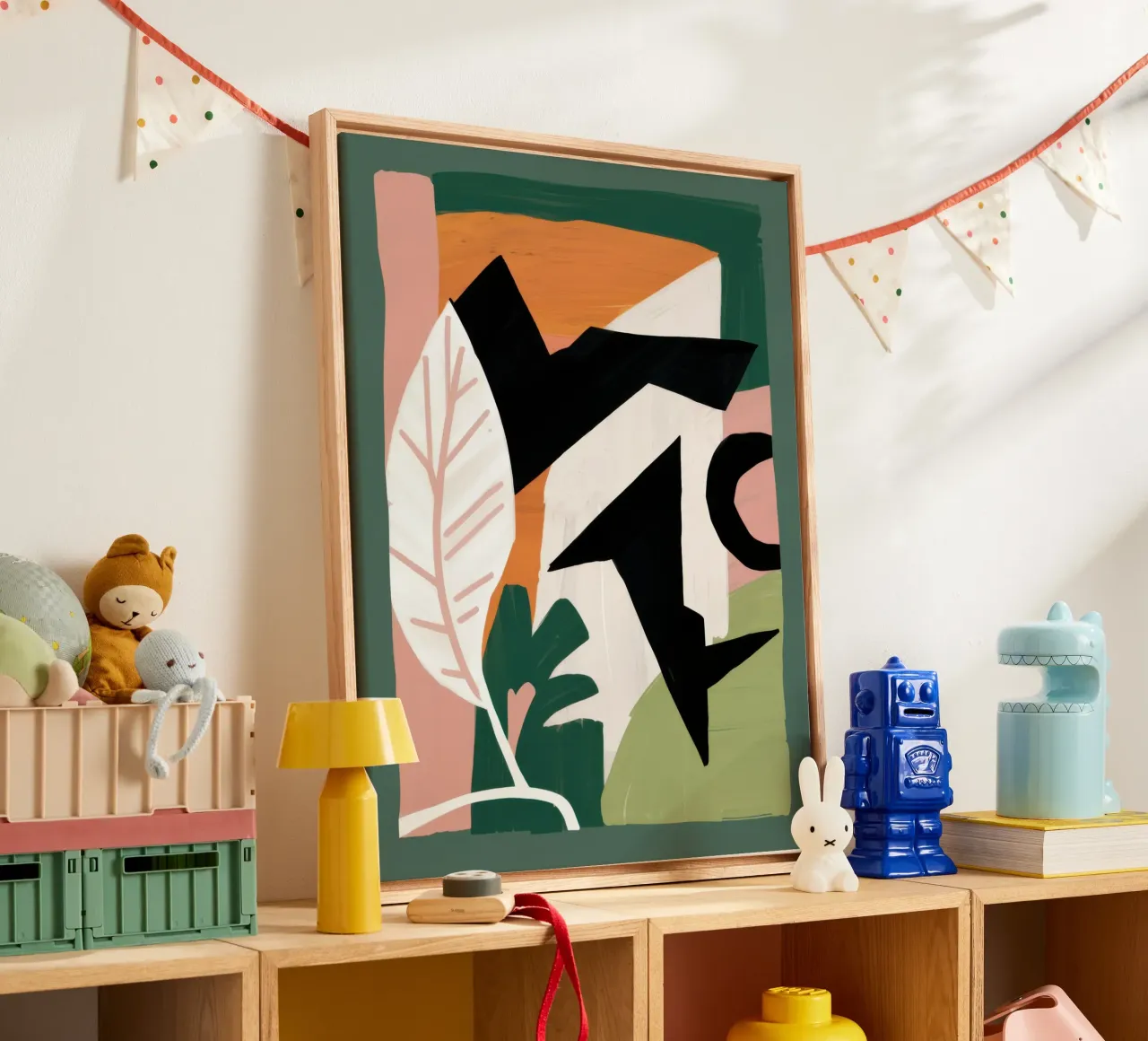 Gedurfde vorm dans canvas met Baklijst van Heaven Craft
