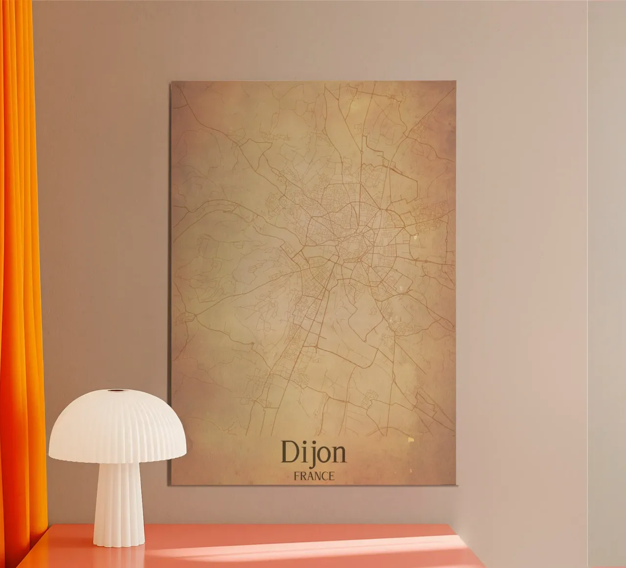 Dijon FRANCE poster da WorldPrint