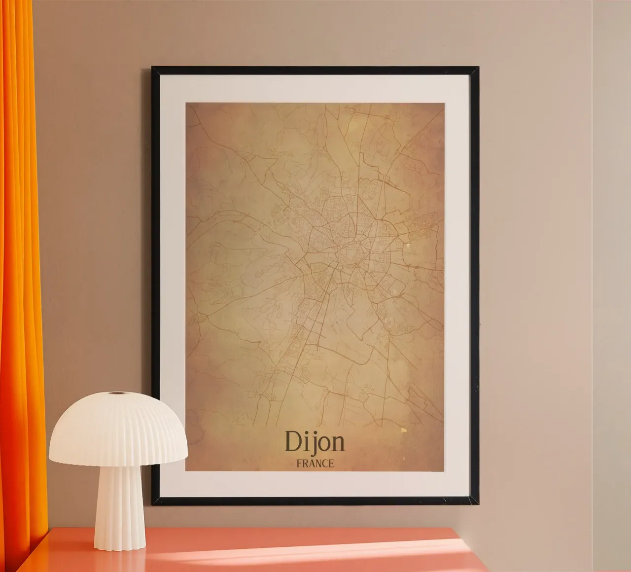 Dijon FRANCE poster da WorldPrint