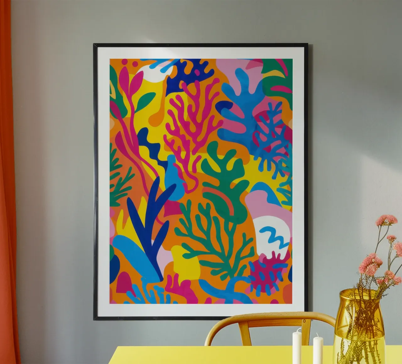 Colore psichedelico fuso poster da Heaven Craft