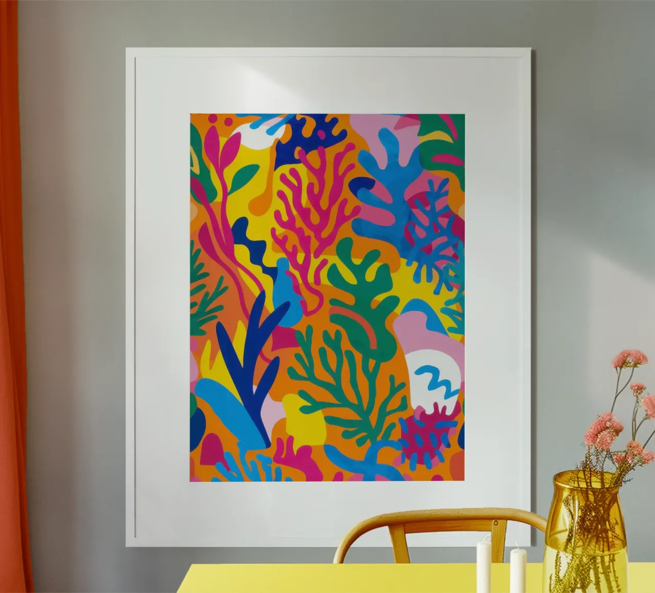 Colore psichedelico fuso poster da Heaven Craft
