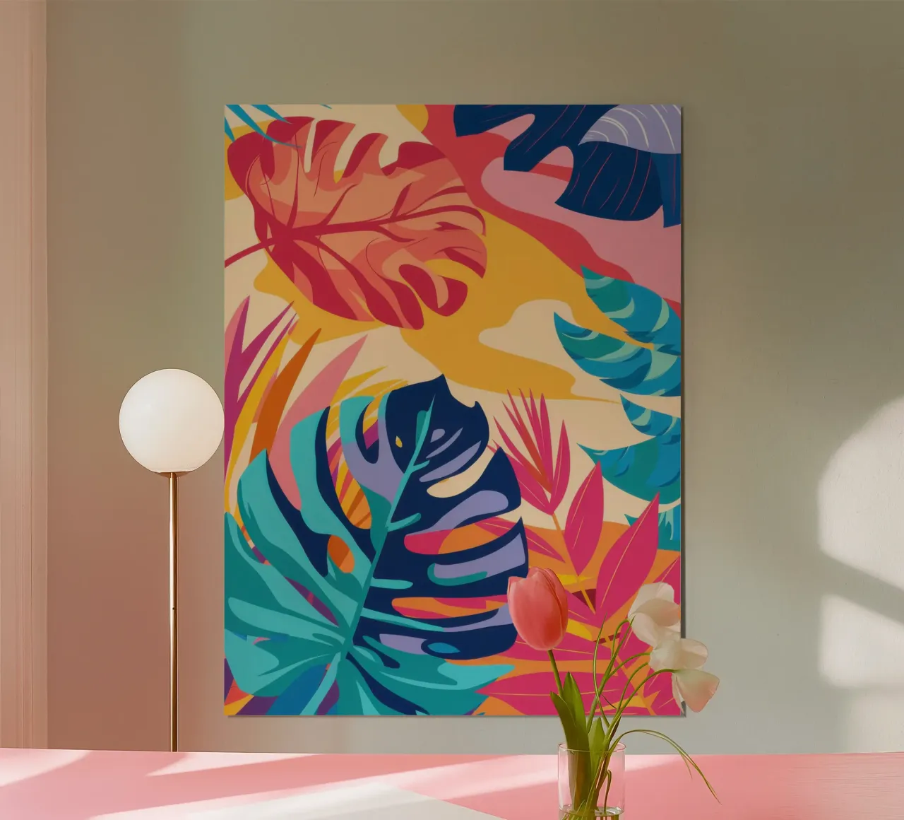 Sogno tropicale al neon poster da Heaven Craft