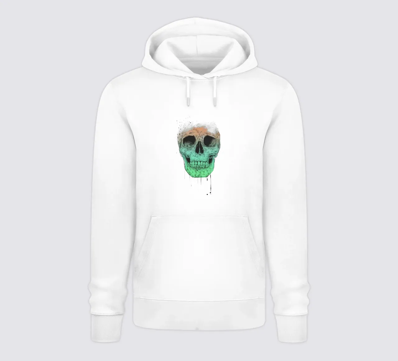 Pop art skull felpa con cappuccio da Balazs Solti