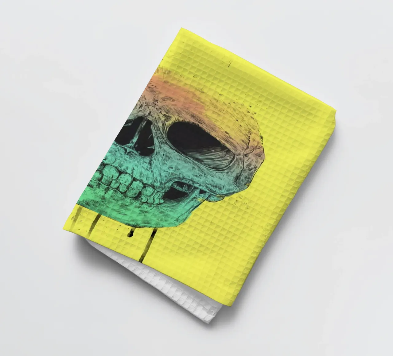 Pop art skull canovaccio da cucina da Balazs Solti
