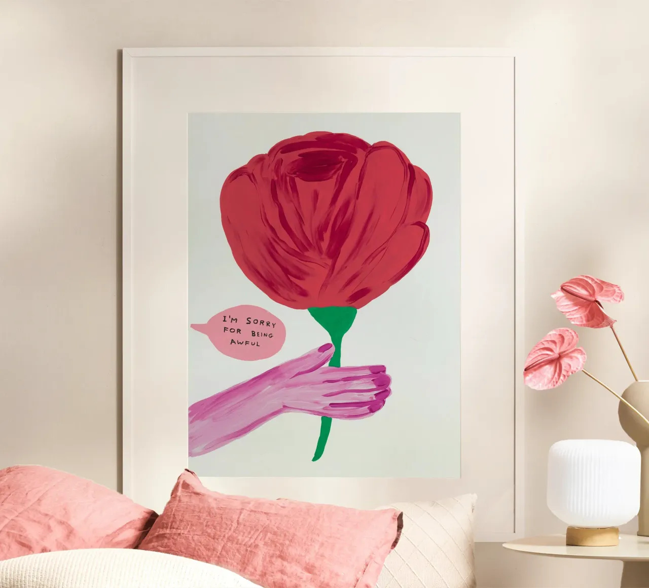 David SHrigley ImSorry poster da ushop god