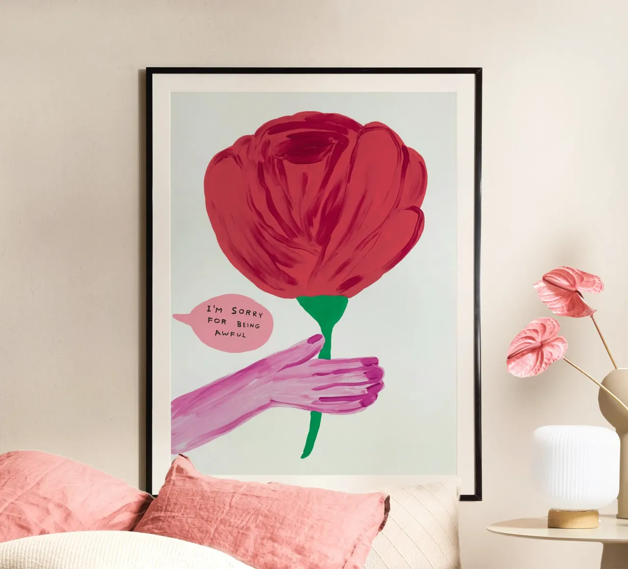 David SHrigley ImSorry poster da ushop god