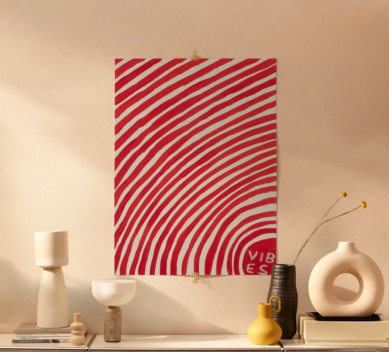 David SHrigley Vibes poster de ushop god