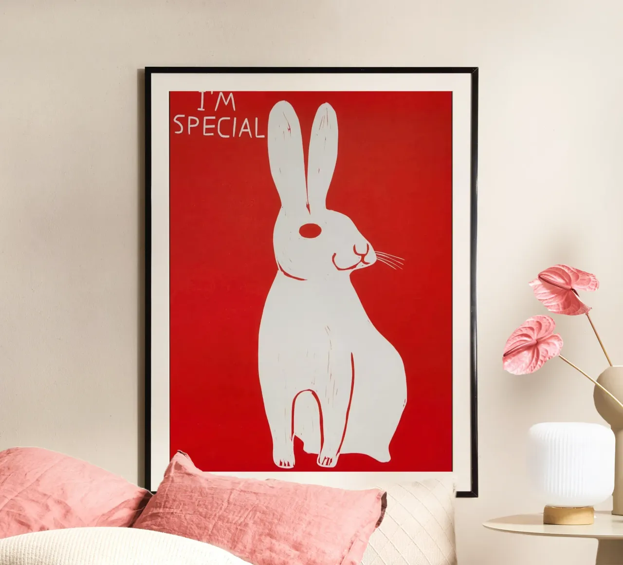 David SHrigley Sono speciale poster con telaio in legno da ushop god
