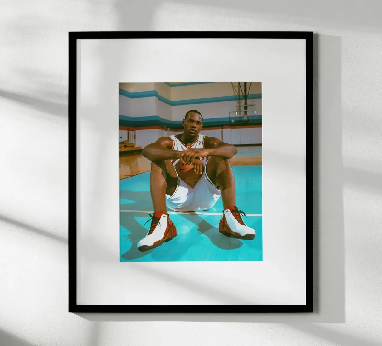 Poster di Lebron James poster con telaio in plastica da Yogashop