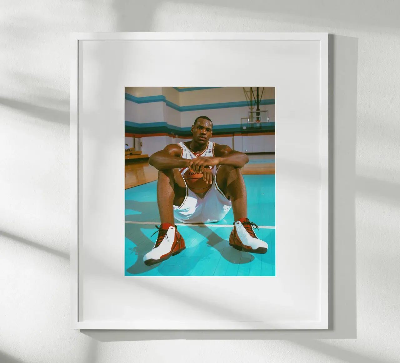 Poster di Lebron James poster con telaio in plastica da Yogashop