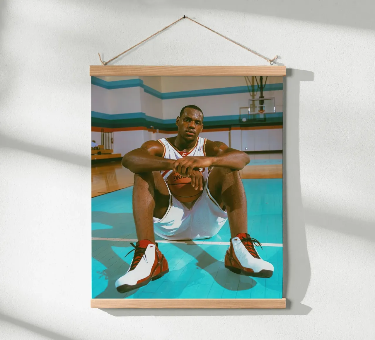 Poster di Lebron James poster con telaio in plastica da Yogashop