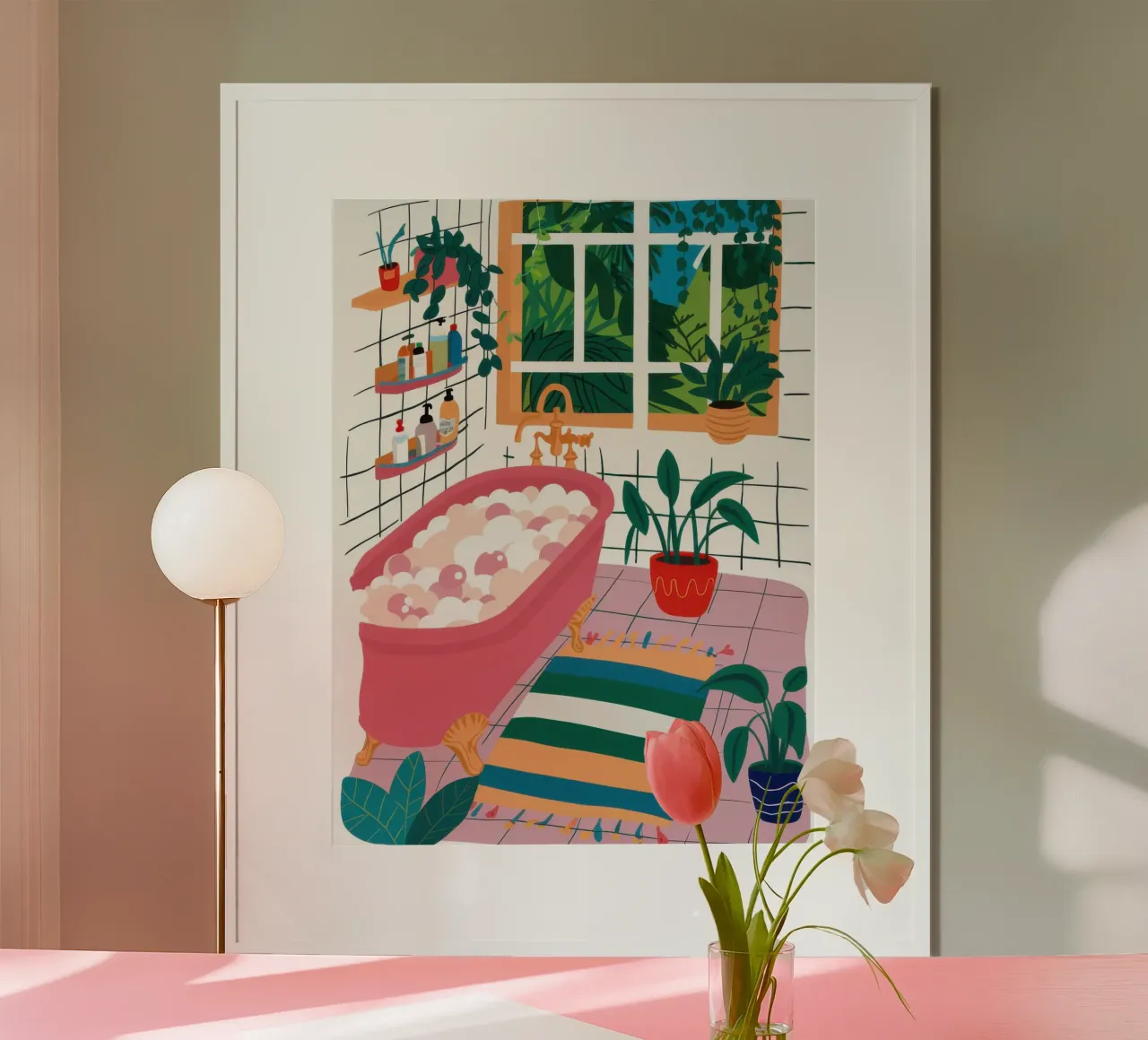 Santuario Fioritura Serenità poster da Echo Saber
