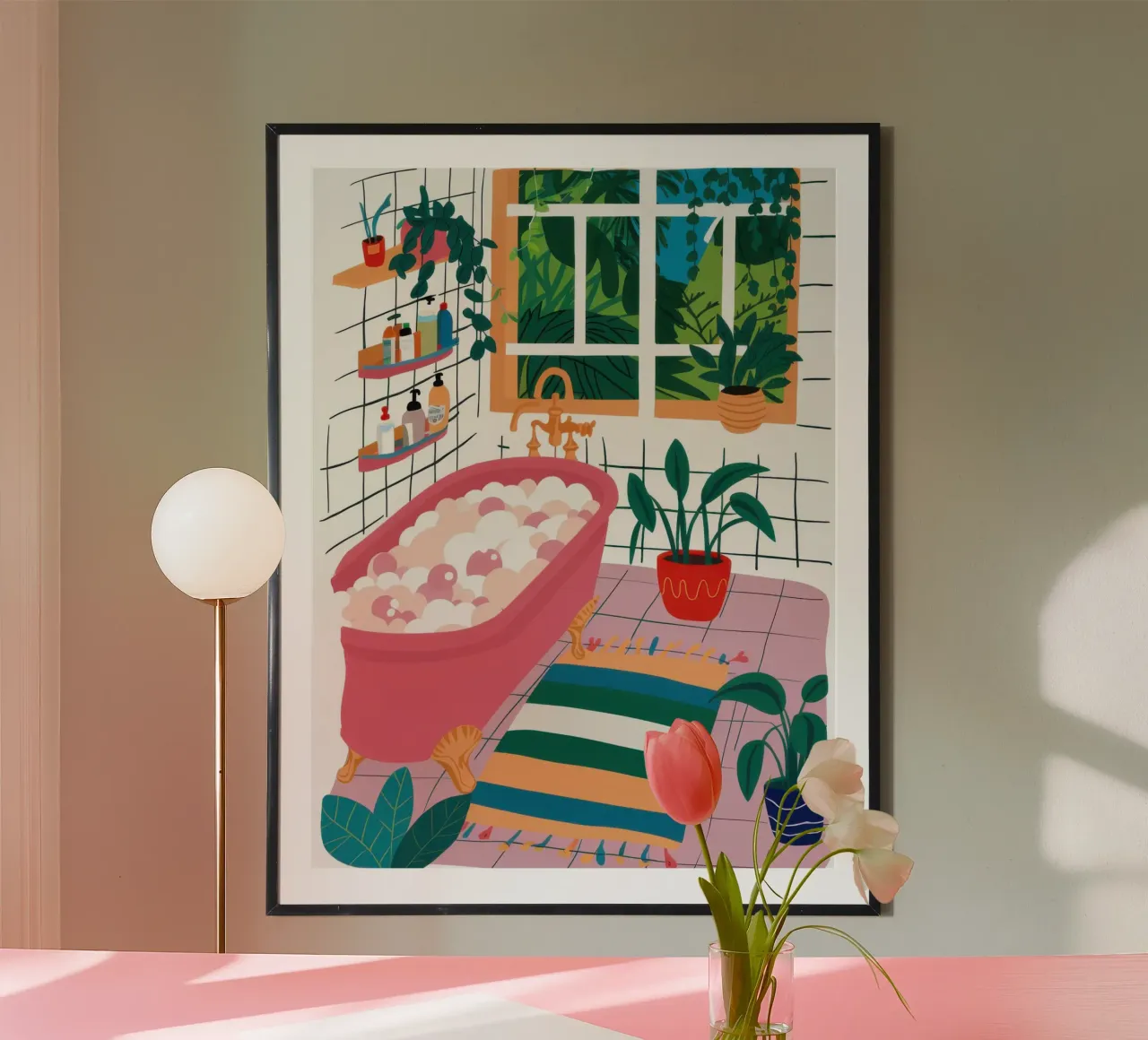 Santuario Fioritura Serenità poster da Echo Saber