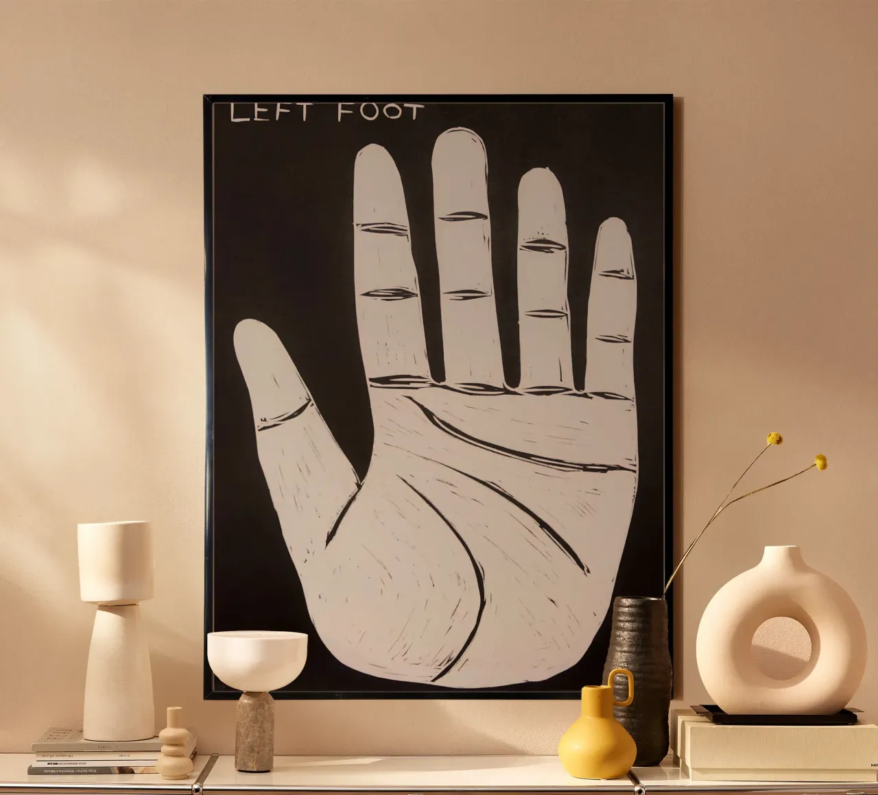 Piede sinistro poster da ushop god