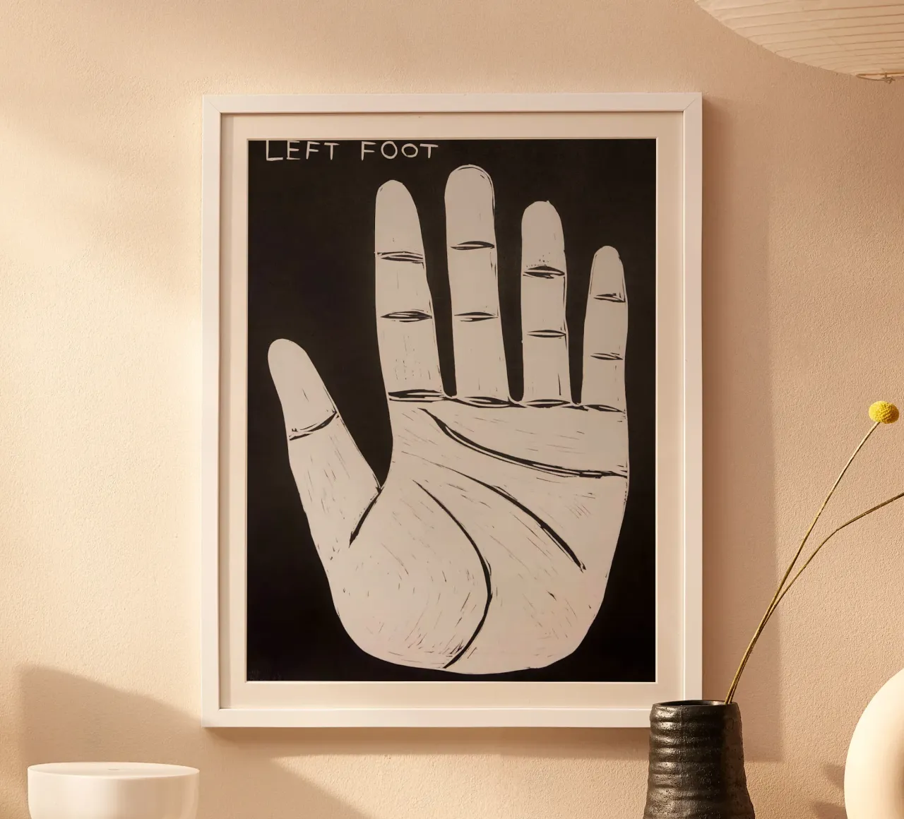 Piede sinistro poster da ushop god