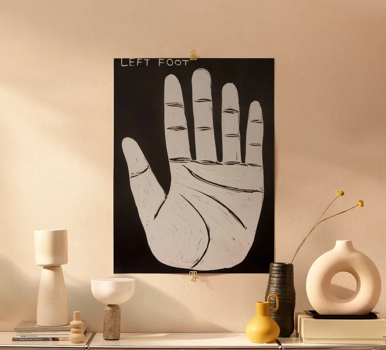 Piede sinistro poster da ushop god