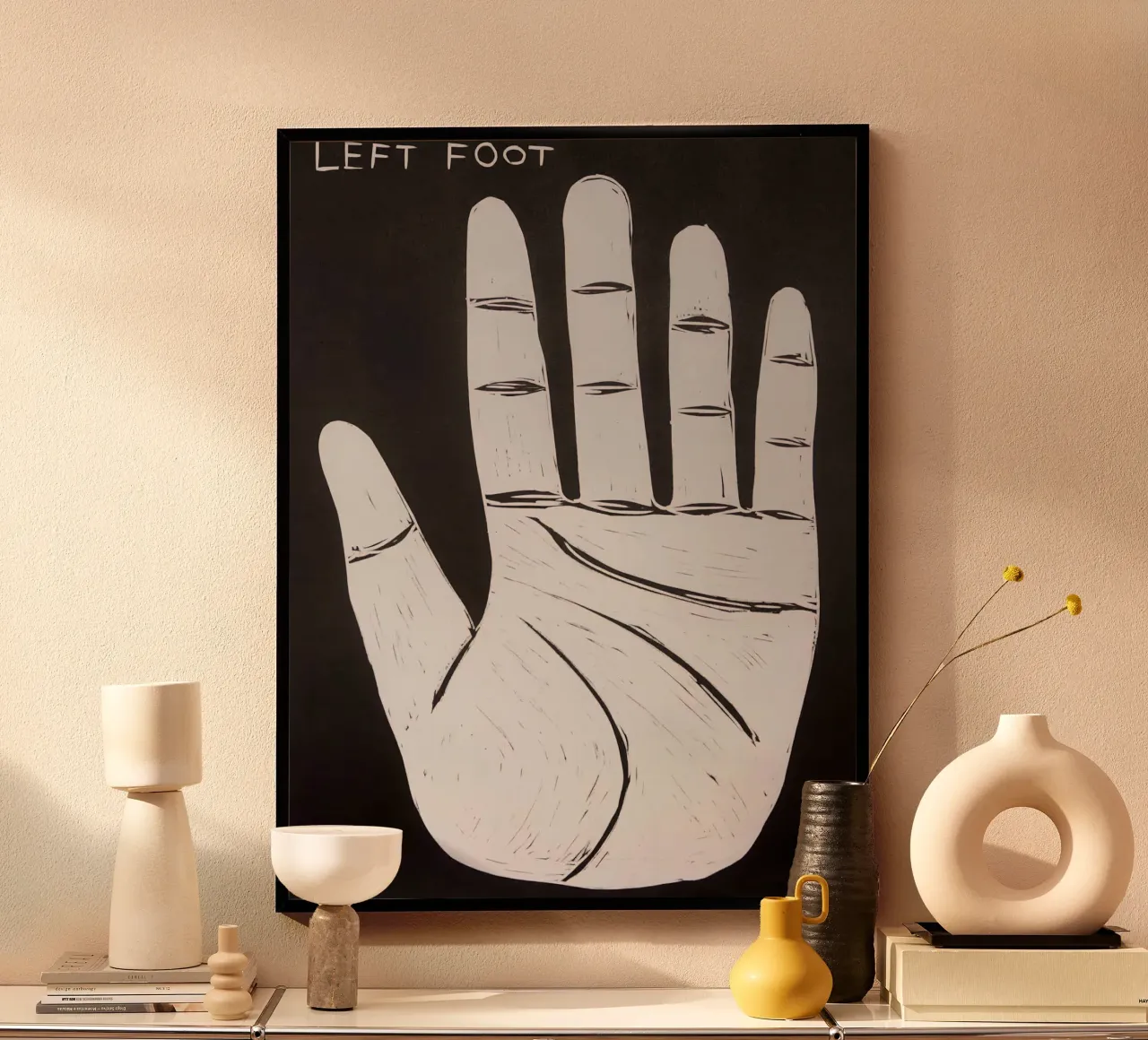 Piede sinistro poster da ushop god