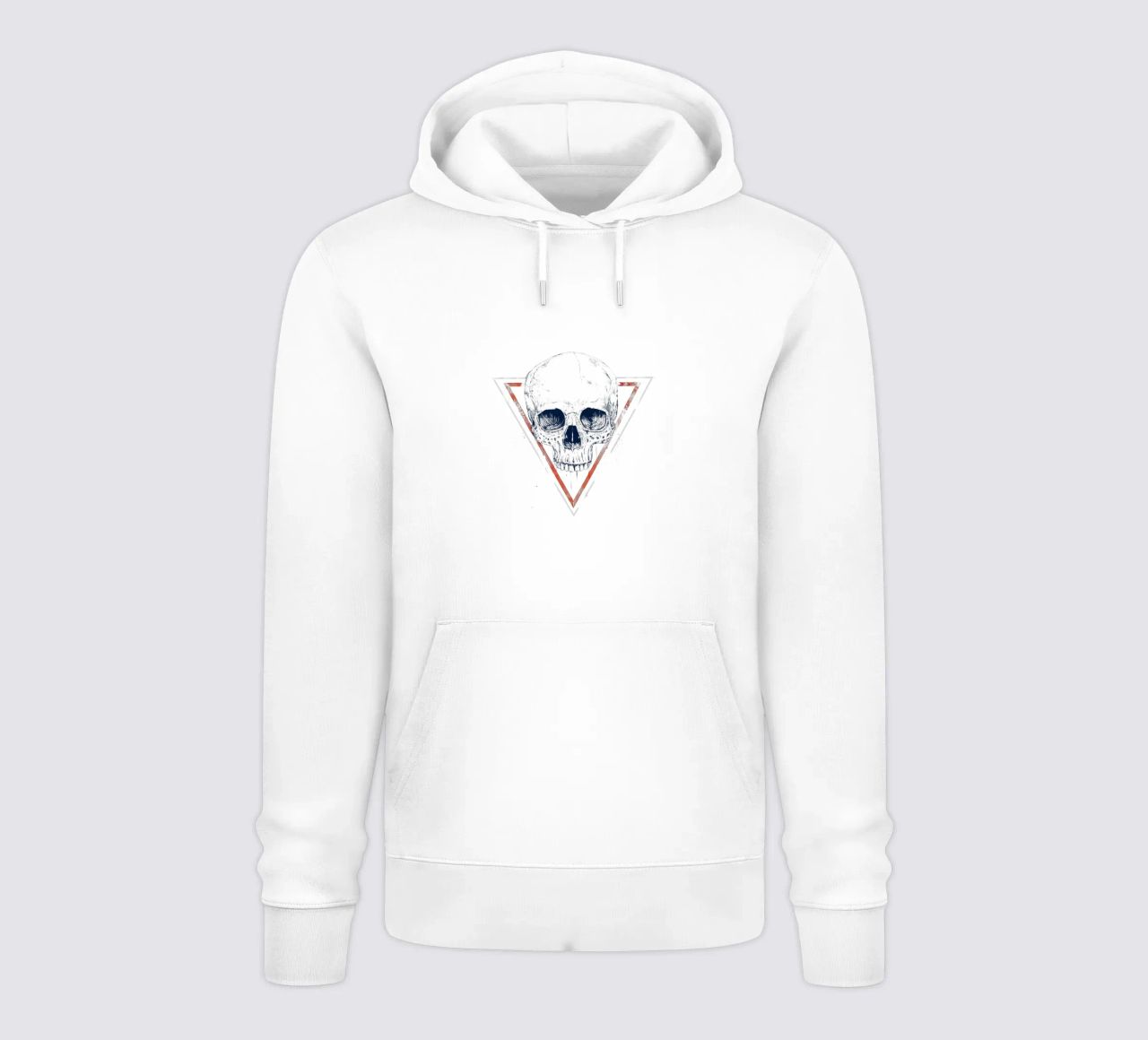 Skull in triangles felpa con cappuccio da Balazs Solti