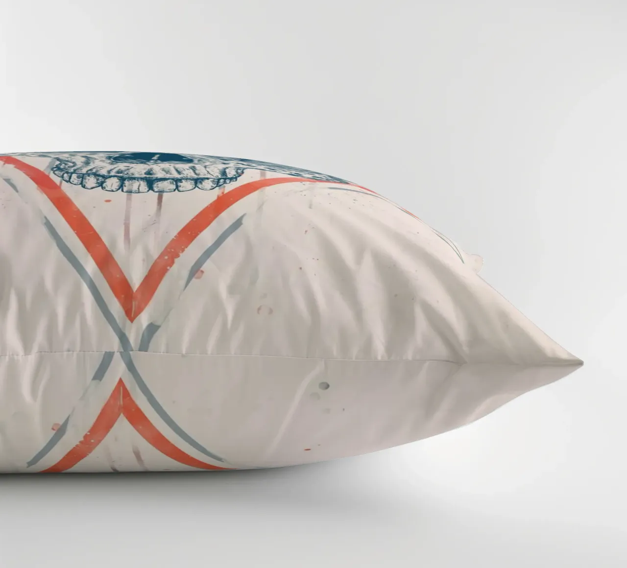 Skull in triangles cuscino da Balazs Solti