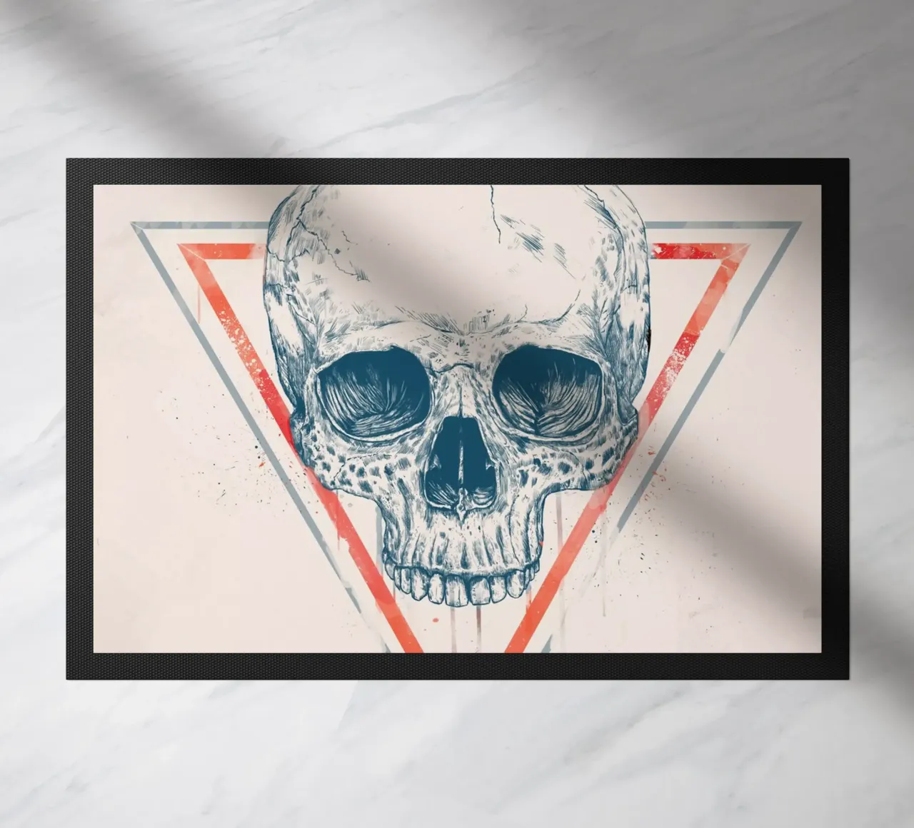 Skull in triangles zerbino da Balazs Solti