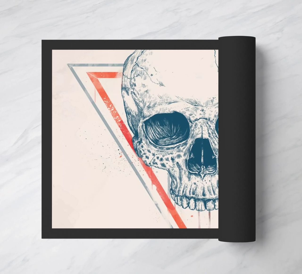 Skull in triangles zerbino da Balazs Solti