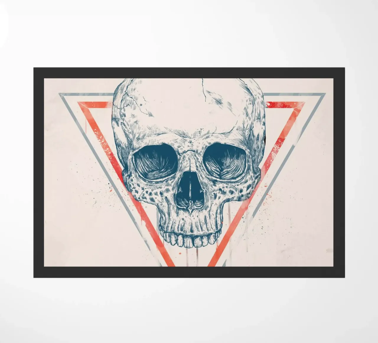 Skull in triangles zerbino da Balazs Solti