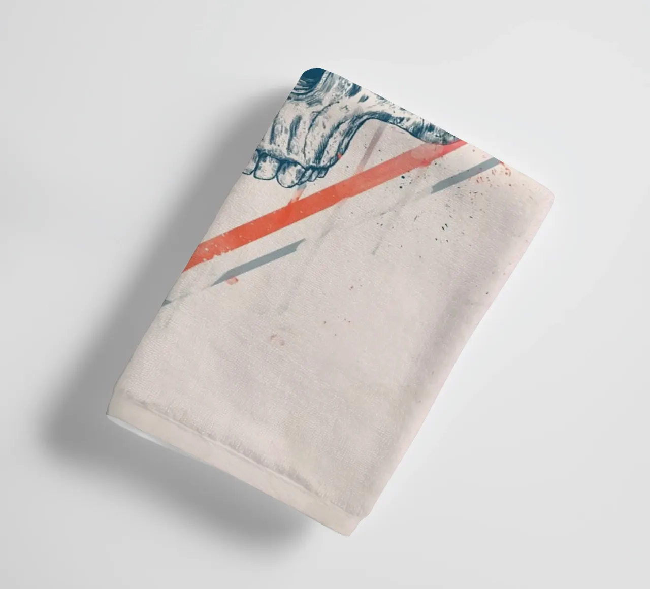 Skull in triangles asciugamano da bagno da Balazs Solti