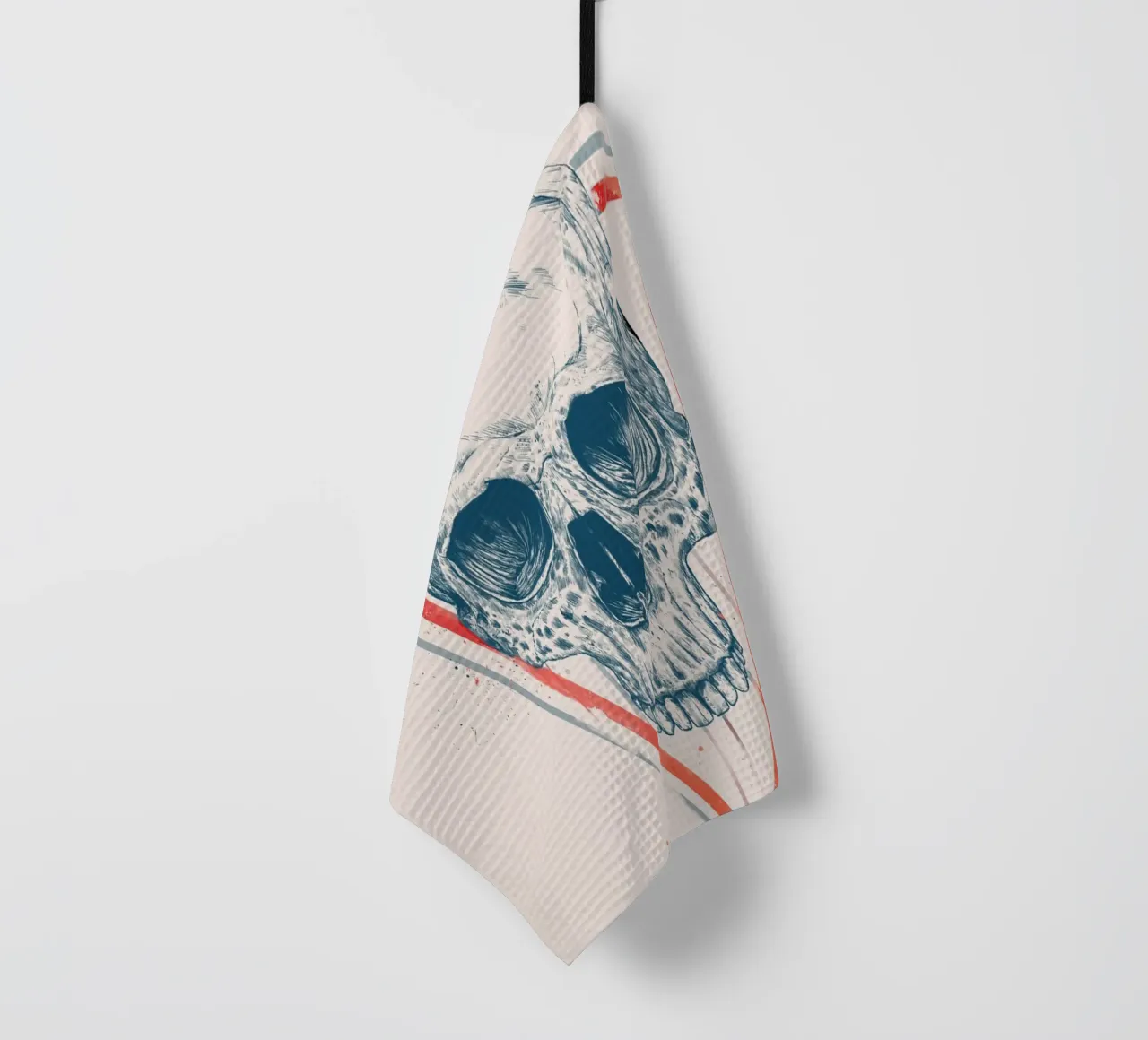 Skull in triangles canovaccio da cucina da Balazs Solti