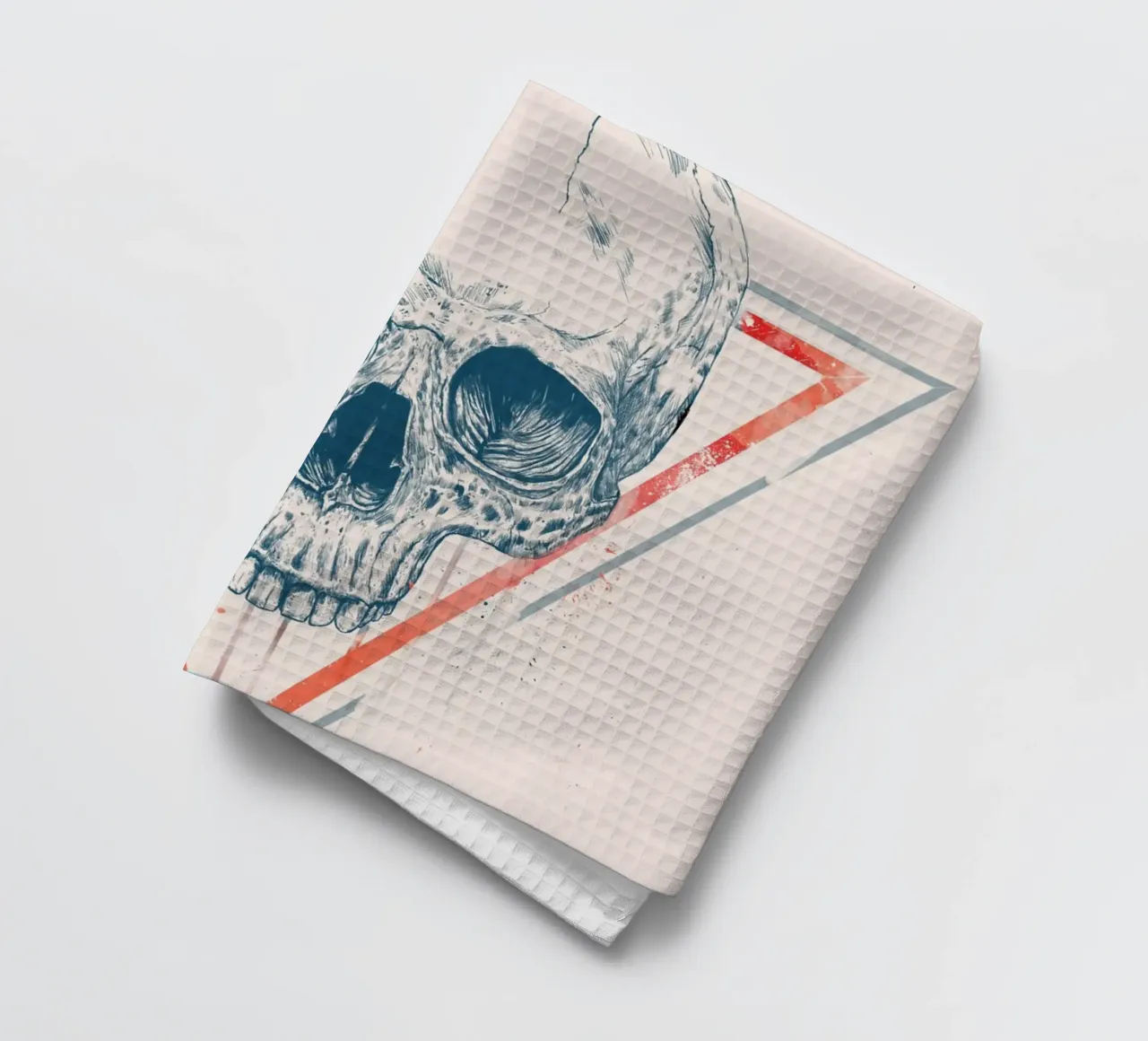 Skull in triangles canovaccio da cucina da Balazs Solti