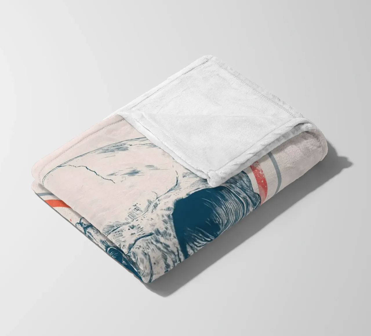 Skull in triangles coperta in pile da Balazs Solti