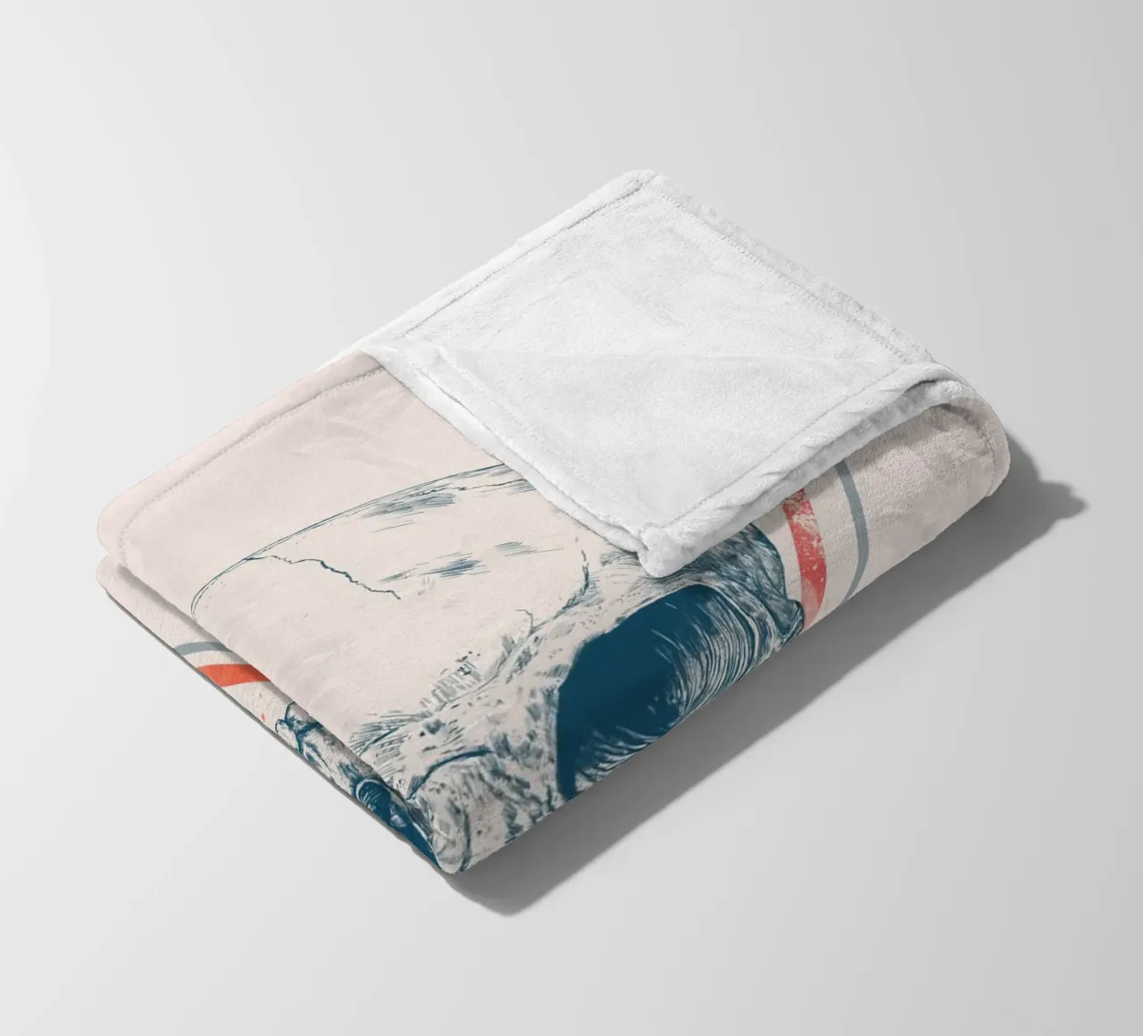 Skull in triangles coperta in pile da Balazs Solti