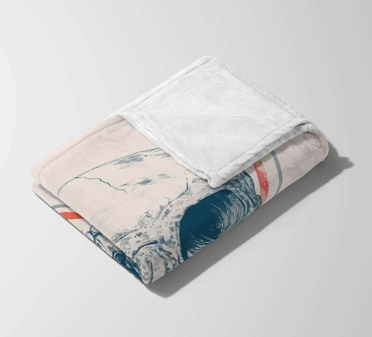 Skull in triangles coperta in pile da Balazs Solti