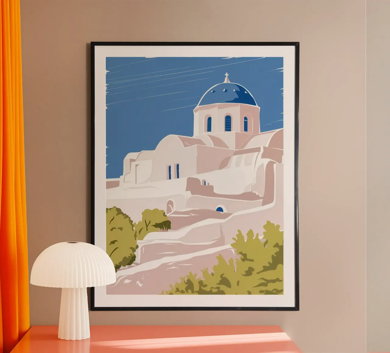 Cupola Egeo Serenità poster da Echo Saber