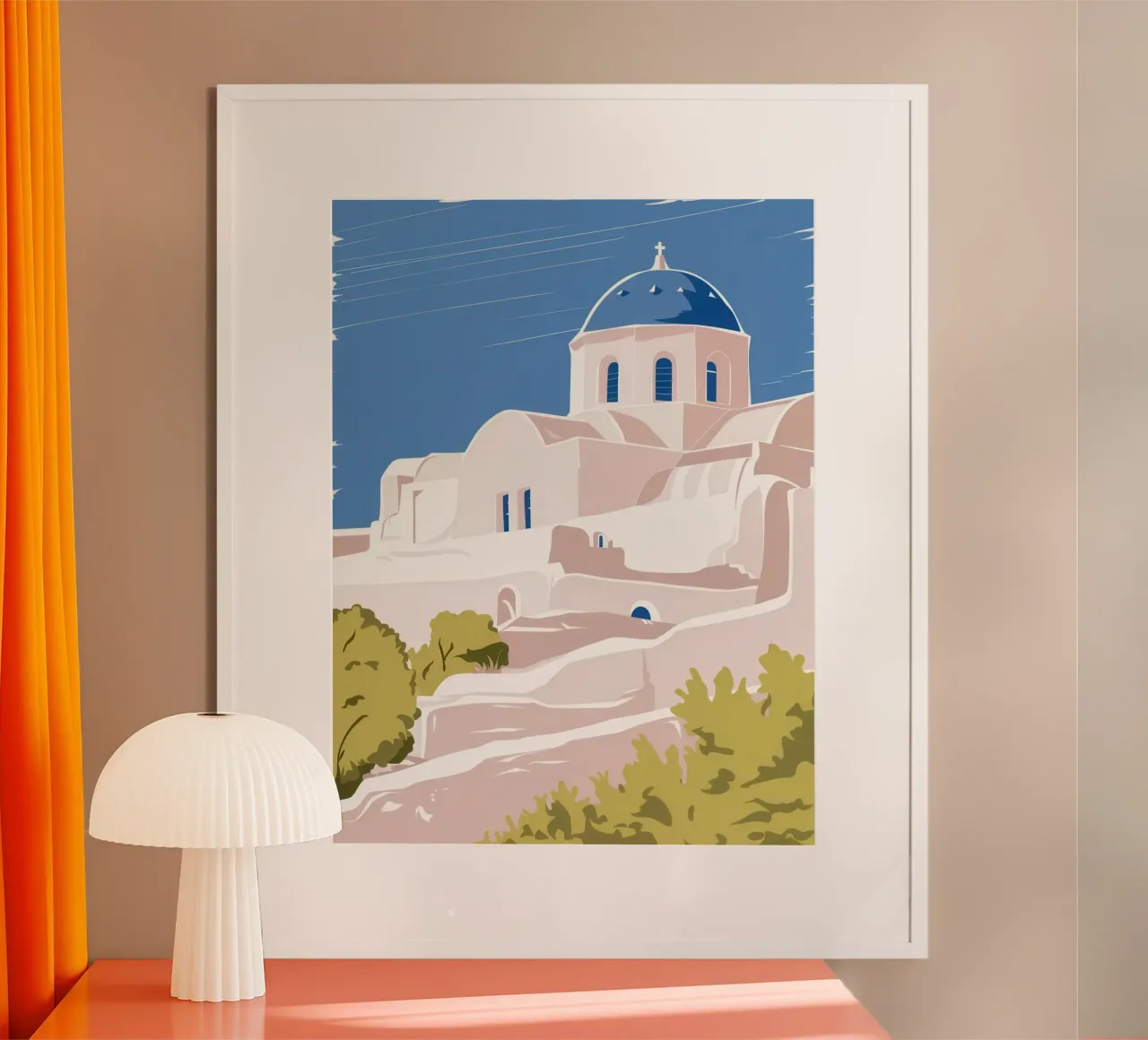 Cupola Egeo Serenità poster da Echo Saber