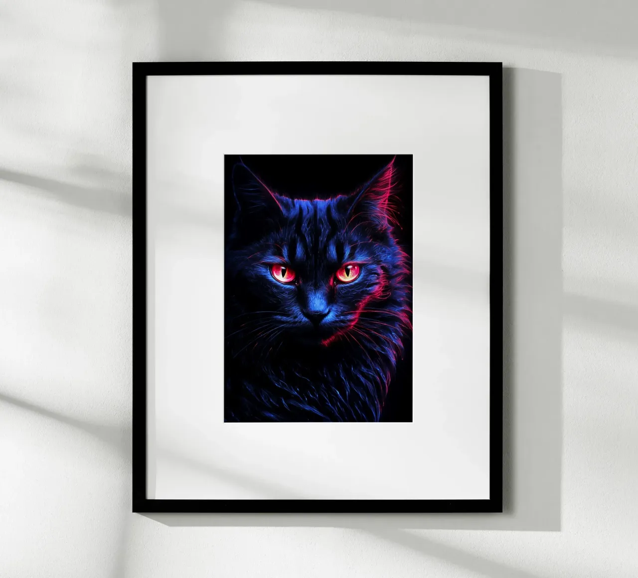 Gatto al neon poster da Stellar Creative