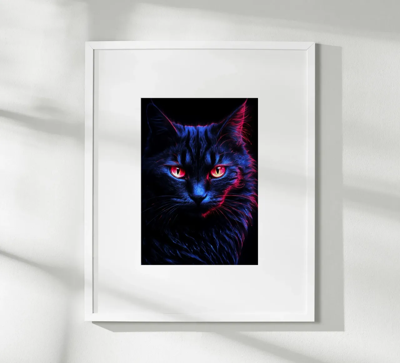 Gatto al neon poster da Stellar Creative